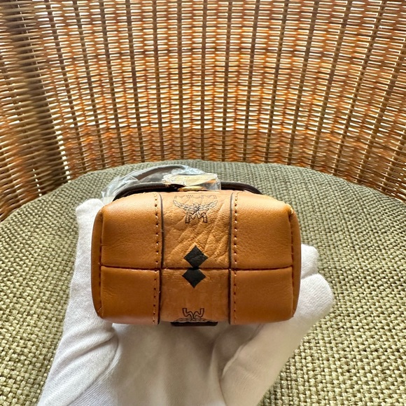 MCM Tan Mini Berlin Bag - Picture 3 of 10